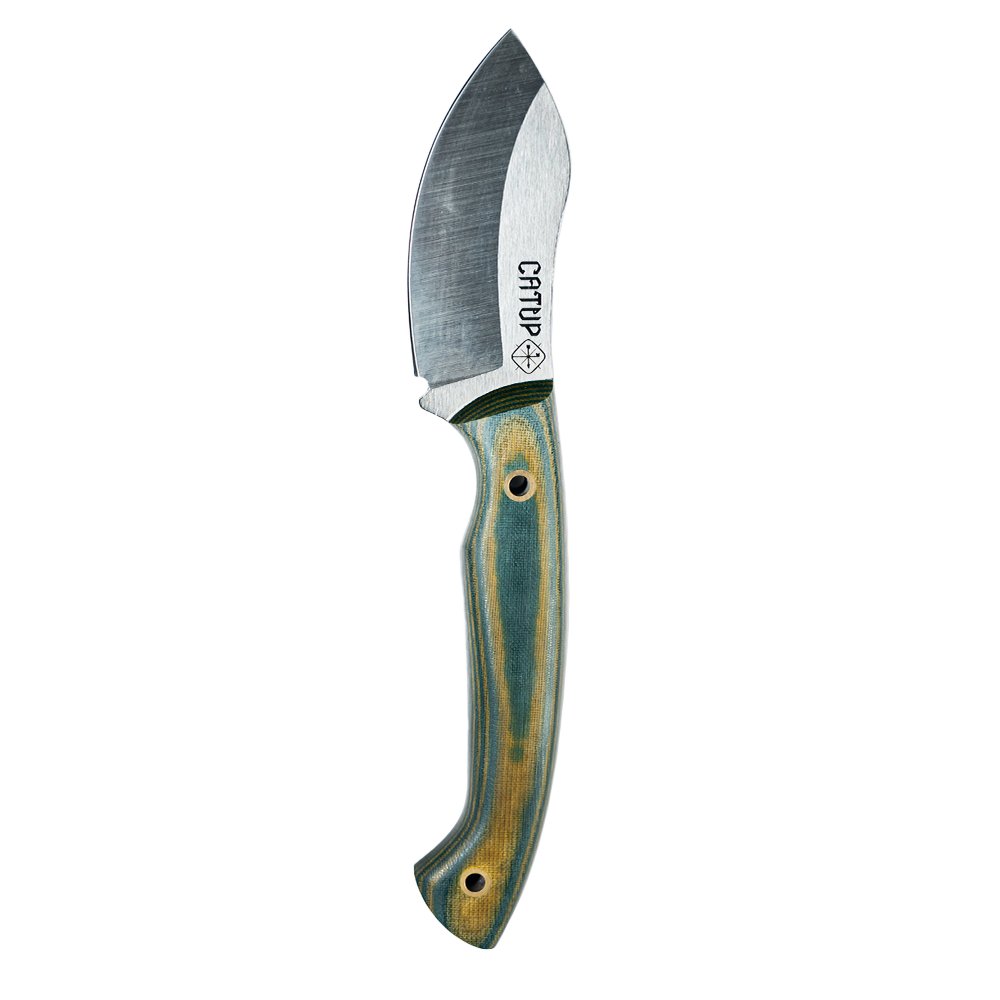 Windford Сатир сталь AUS 10, зелёный/жёлтый
